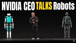 NVIDIA CEO Jensen Huang Robots Presentation at CES 2025