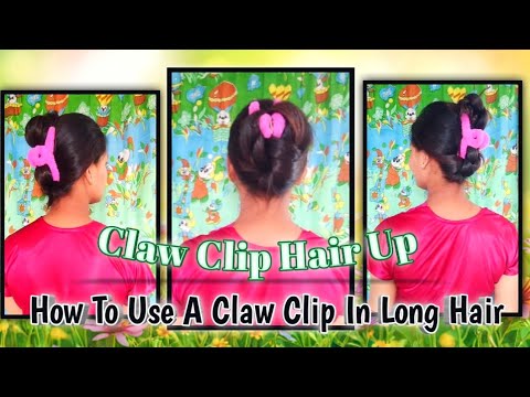 Claw Clip Hairstyle For Long Hair ✨|| New Easy Girls Hairstyle || Everyday Hairstyles For Summer