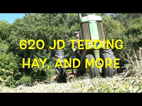 JD 620 Tedding hay, and more.