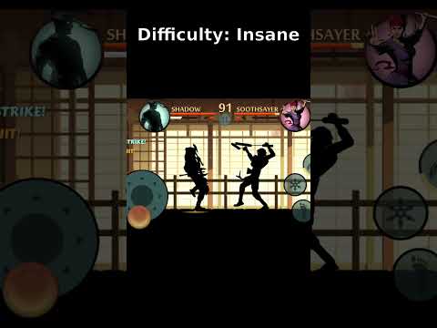 What Insane Difficulty Looks Like #shorts #shadowfight2 #shadowfight