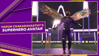 Varun Chakaravarthy's Superhero Avatar- FLYING FALCON | Galaxy Of Knights | KKR IPL 2022