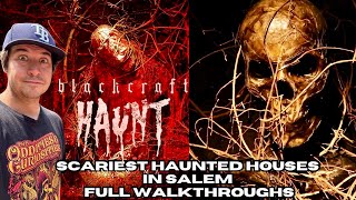 Salem’s Scariest Haunted House Attractions - BLACKCRAFT HAUNT & WITCH MANSION | Full Walkthroughs