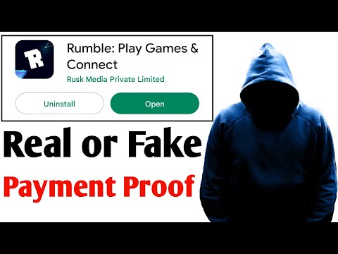 Rumble Play Games & Connect App Real or Fake | Payment Proof