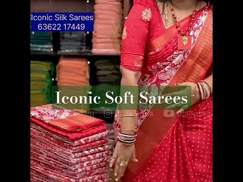 Iconic Soft sarees #shorts # yt shorts # online shopping