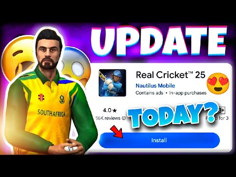 💀Aagya Finally😍 Real Cricket 25 Update Today or Not ??🤔 New FEATURES & Bug Fixed || RC25 Update