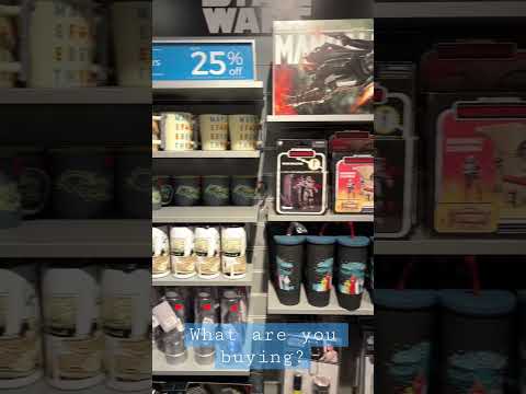 Star Wars in Disney Store London - What would you buy? #shorts #starwars #disney #disneystore