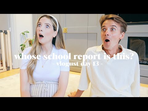 Whose School Report Is This? A Very Sunday Sunday | Vlogust Day 13