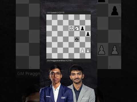 🇮🇳 Praggnanandhaa R 1-0 Gukesh D 🇮🇳