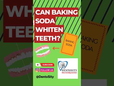 Can Baking soda whitens teeth @DentoSity #bakingsoda #teethwhitening #teethcleaning #oralhealth