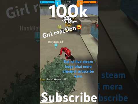 Free fire#girl reaction🥰#1kvews#1ksubscribers#freefiremax@babygirlff9768 @Anilthakur0090😌😍🥰😘🥰🙃😇