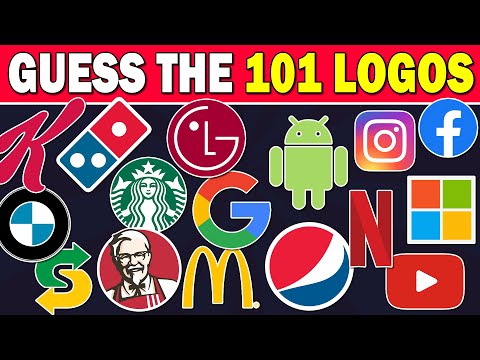 Guess The Logo in 3 Seconds | 101 Famous Logos | Logo Quiz