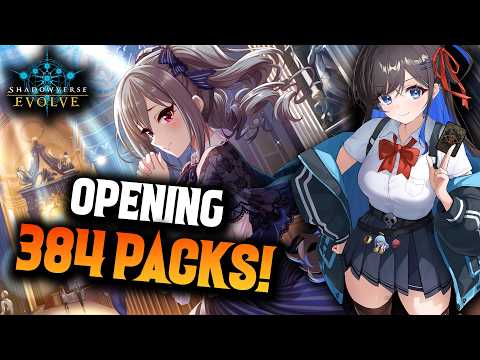 Let's open 384 PACKS of Shadowverse Evolve UNTIL WE PULL A CHASE CARD! Idolmaster Cinderella Girls