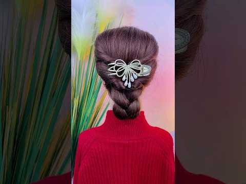 easy and most beautiful hair style #shorts #shortvedios #trendingshorts #designs #viral #ytshort