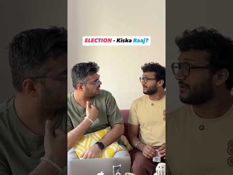 Husband’s REACTION on Election 🗳️🤣#YtShorts #Shorts