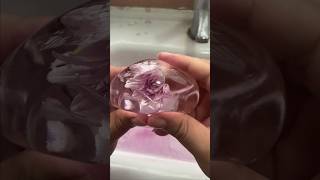 Nano tape DIY: crystal clear flower water ball #nanotape #foryou #diy