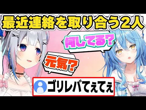 ゴリレバ、てぇてぇ【天音かなた/雪花ラミィ/ホロライブ/切り抜き】