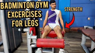 Badminton Gym Excercises for Legs