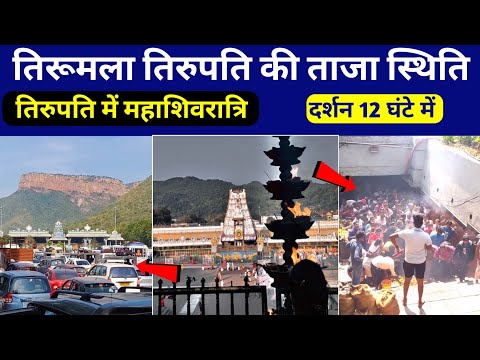 Rush In Tirumala | Present Situation | Mahashivratri In Tirumala | Tirupati Balaji Darshan