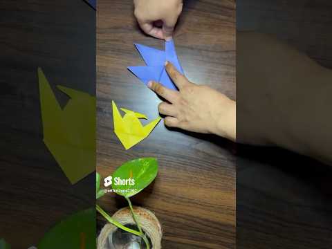 Paper Fish| Diy Paper Craft| Kids Craft #kidscraft #easycrafts #papercraft #papercraft #ytshorts