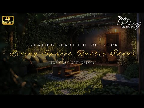 Creating Beautiful Outdoor Living Spaces: Rustic Ideas for Cozy Gatherings