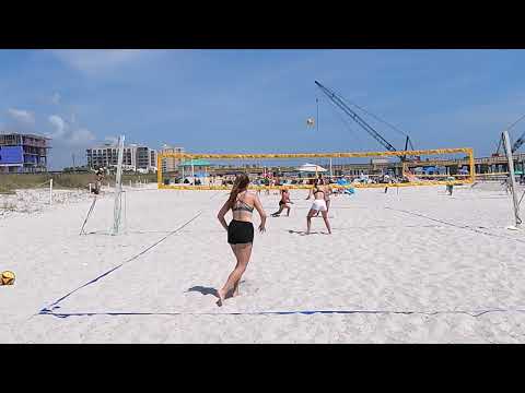 First Coast Volleyball Series April 2022 Girls 18U Advanced - Burns/Mamrick vs Redick/Schrock