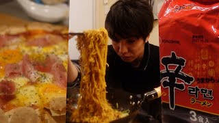 連休が終わる恐怖と戦うドカ食い気絶な1日【飯テロ】