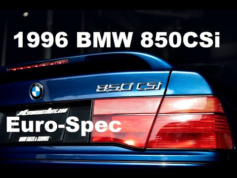 #1 Condition: 1996 BMW 850CSi | European Specification | Pinnacle of BMW Production