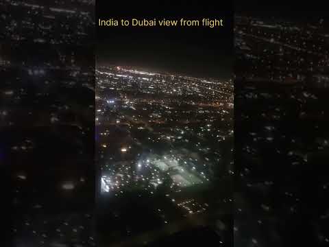 भारत ते दुबई प्रवास पाहा कसे दिसते आकाशातून l India to Dubai Aerial view from flight