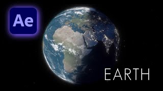 宇宙→地球→台北101？地球3D動畫【Earth Zoom In Animation with After Effects】