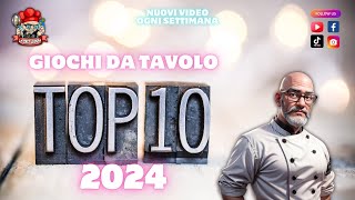 TOP 10 GIOCHI DA TAVOLO del 2024 - La Classifica dei giochi più divertenti provati nel 2024 (Ep.404)