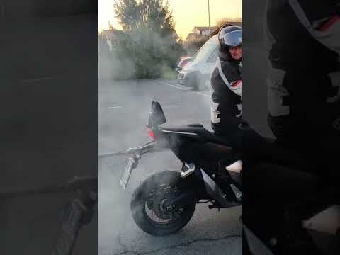 Honda X-ADV burnout...!!!