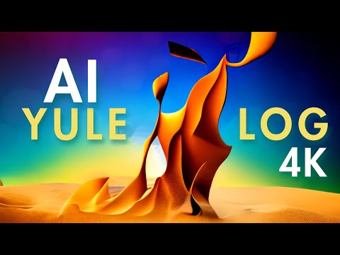 🔥 The AI Fireplace 4K | AI Yule Log (7+ HOURS)