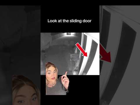 Ring camera catches SOMEONE in her house in the middle of the night… #scary #shorts #paranormal