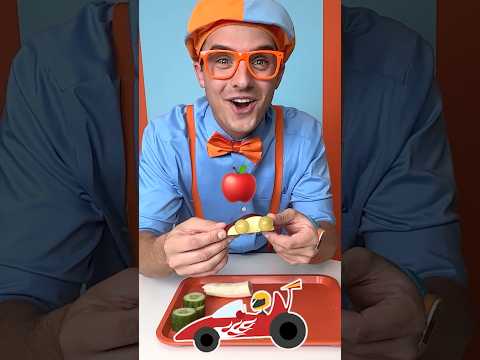 Let's Make Yummy Cars TOGETHER! 3-2-1 Banana Car🍌🏎️! #blippi #shorts