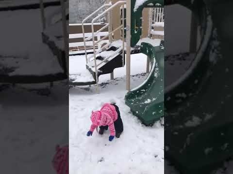 Funny Babies Playing Slide Fails