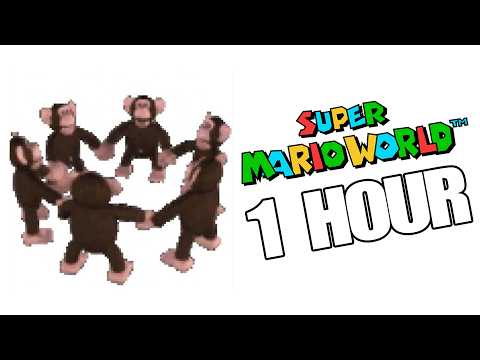 Ending Theme 1 HOUR LONG | Happy monkey circle | Super Mario World Music