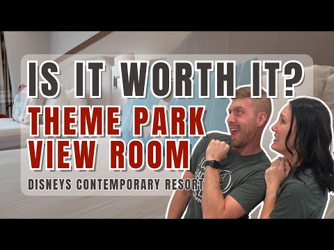 Disney Contemporary Resort Room Tour | Theme Park View Room