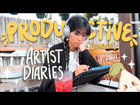 STUDIO VLOG | *productive* 2024 reset as a full time artist