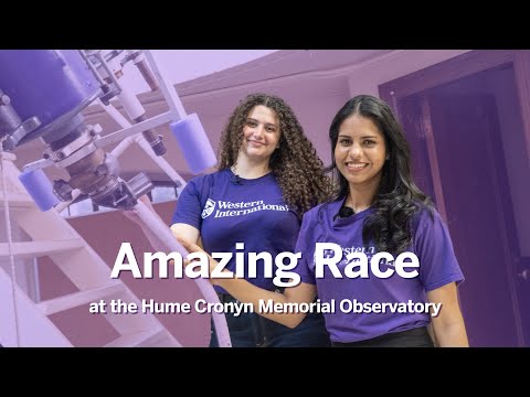 Amazing Race featuring the Hume Cronyn Memorial Observatory