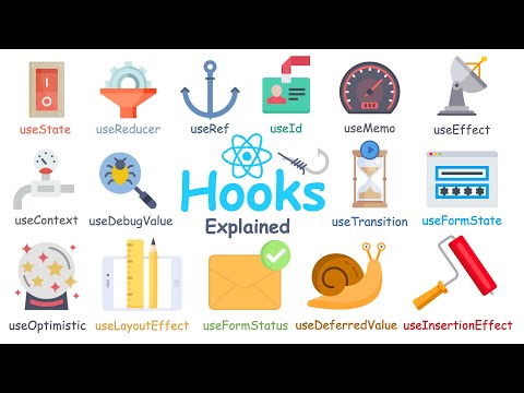 ALL React Hooks Explained in 12 Minutes