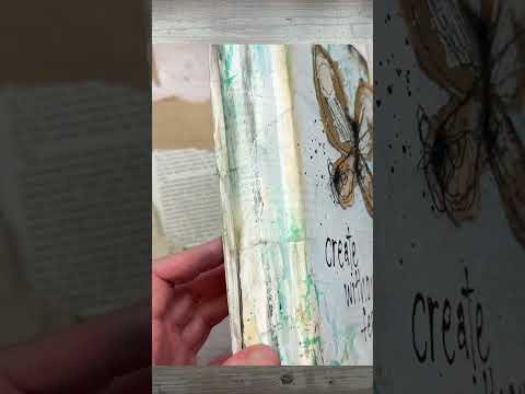 Process video of my art journal cover https://youtu.be/xCQc_uZ5ooA?si=3hdiIsgsYSADKMdR 🦋🤎