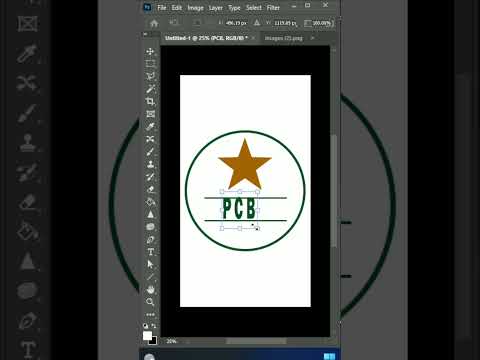 Create Pakistan cricket team logo with Photoshop Bs..designer #logo #photshop #logodesign #pakistan