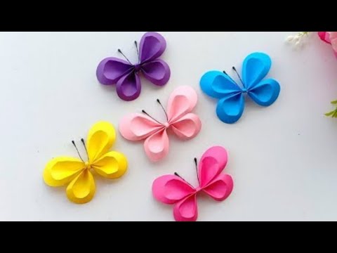 how to make beautiful origami butterfly/ DIY tutorial butterfly