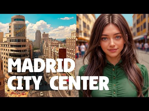 MADRID, Spain — (España) GRAN VIA, Madrid Walk 4K 🇪🇸