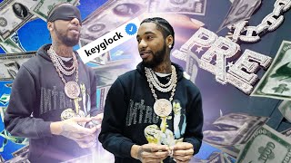 KEY GLOCK stops by JEWELRY UNLIMITED to chop it up with WAFI