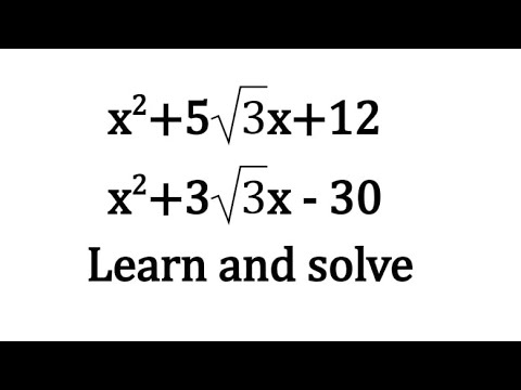 Factorization of quadratic polynomial by splitting the middle term