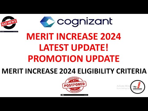 Cognizant Merit Increase 2024 Latest Update| Cognizant Postponed Salary Hike Or Merit Increase 2024