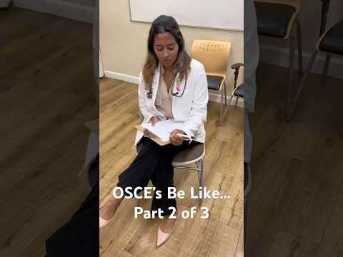 OSCE’s be like as a medical student (Part 2 of 3) #medschoolabroad #medicaldegree #medstudent #fyp