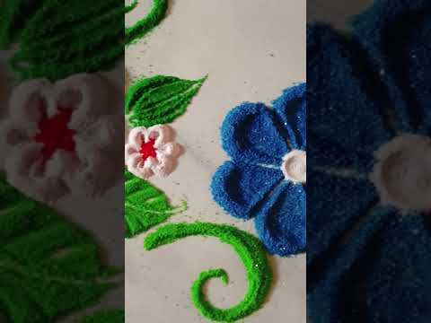 Easy & simple #rangoli #shortvideo #vairalvideo