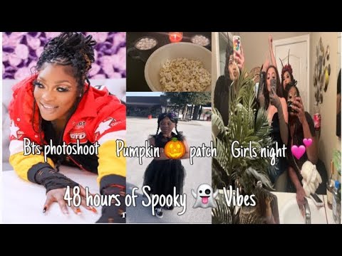 48 hours of Halloween| bts photo shoot for Pink Dollas Boutique